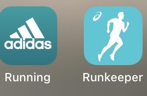 adidas runningとRunkeeperのアプリ