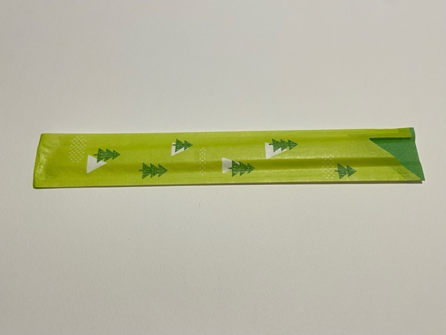 箸袋で蛇腹折り結びの箸置きを折る方法